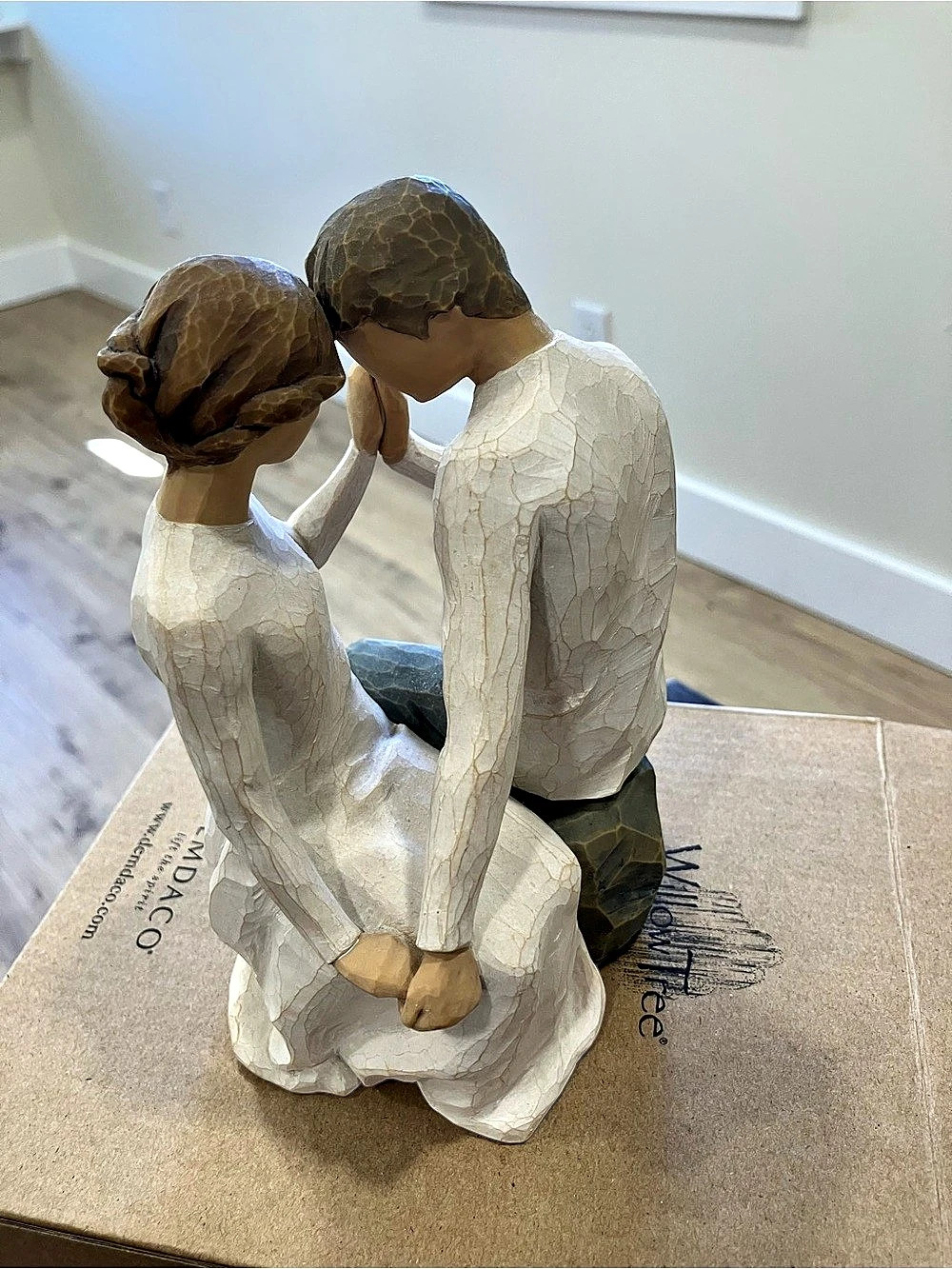 Willow Tree Around You Figurine White & Blue